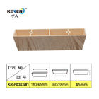 Pies plásticos del cuadrado del gabinete KR-P0383 para el resbalón anti del color de madera natural del marco del sofá proveedor