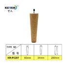 El diámetro redondo resistente de las piernas 60m m del sofá KR-P0297W1 fácil instala el grano de madera proveedor