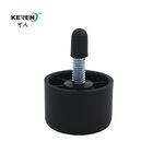 Color ajustable modificado para requisitos particulares KR-P0250 del negro del tornillo de Lowes M6 de los pies de los pies plásticos de los muebles proveedor