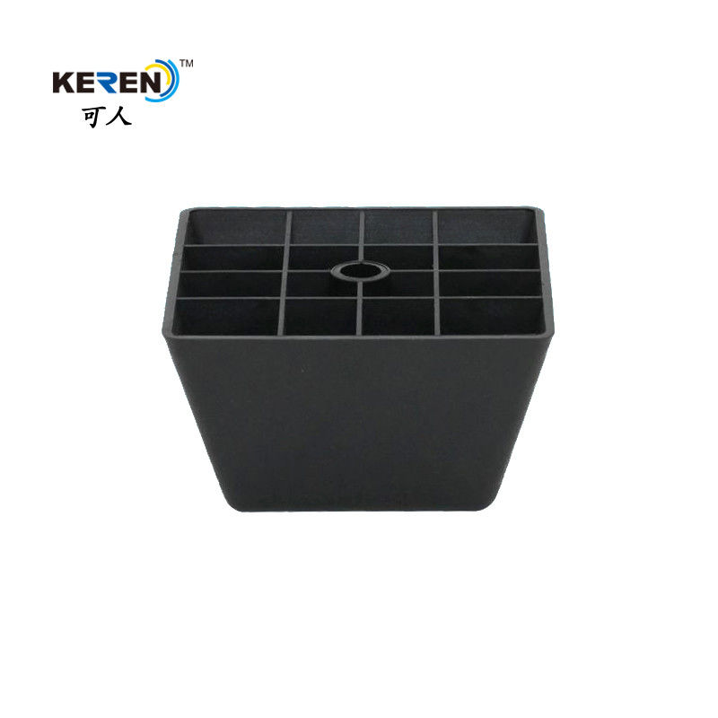 Pies plásticos de los muebles de la casilla negra KR-P0169 para la alta resistencia a la corrosión del gabinete proveedor