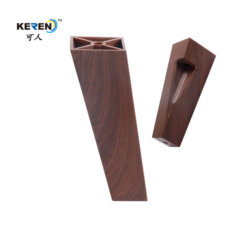 Material largo del ABS de la vida útil del color KR-P0296W2 del sofá del reemplazo plástico de madera de los pies proveedor