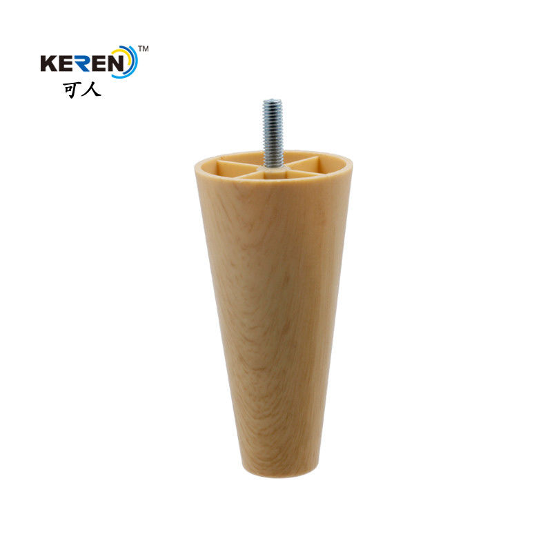 KR-P0403 pies plásticos de los muebles de 4,7 pulgadas, piernas afiladas confiables de madera del gabinete de Oka proveedor