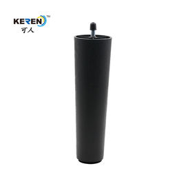 KR-P0330 Popular Sofá de plástico redondo Piernas Negro Color con tornillo 60 * 45 * 200mmH proveedor