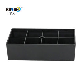 KR-P0265 55mmH Pisos de gabinete de plástico Para uso doméstico, Rectángulo Piernas de muebles de plástico sin ruido proveedor