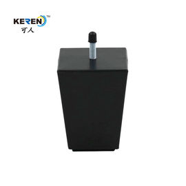 KR-P0226 100 mm de altura Piernas de sofá de plástico de reemplazo con forma cuadrada de tornillo proveedor